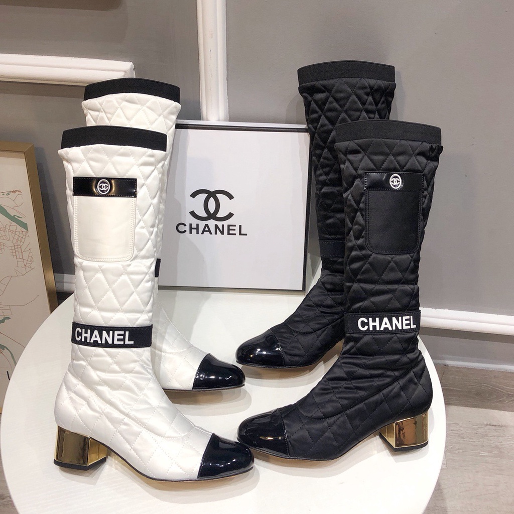 Botas chanel largas discount precio