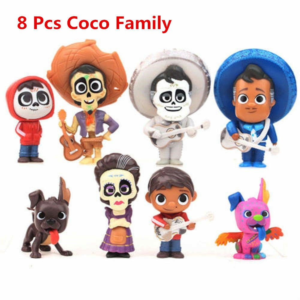 8 Unids/set Disney Coco Película Miguel HECTOR Dante Imelda Pepita PVC  Figura Juguetes Para Niños Regalo | Shopee México