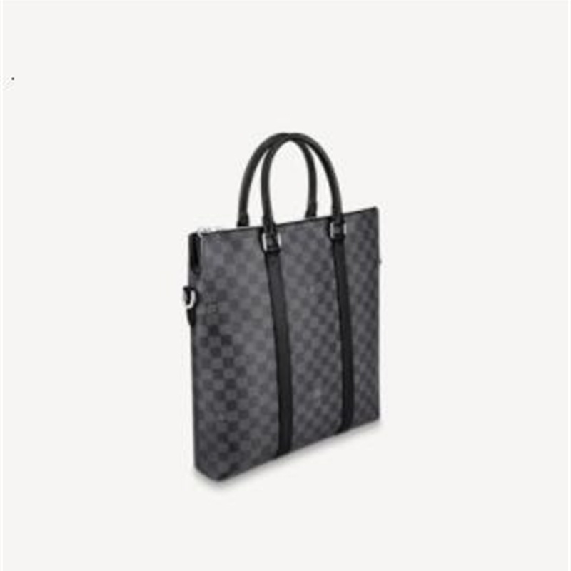 Auth Louis Vuitton Damier Graphite Anton N40000 Men's Tote Bag