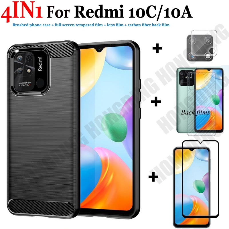 Frontal Vidrio Templado Para Xiaomi Redmi 10C NFC Protectores de Pantalla  Redmi 12C 10 C 9C Película Protectora Redmi10C Película Redmi 10A 9A Glass Redmi  12 C película para de cámara