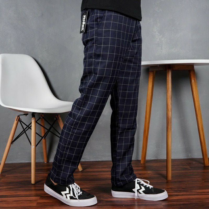 Tartan pantalones a cuadros para hombre 01 pantalones tartan