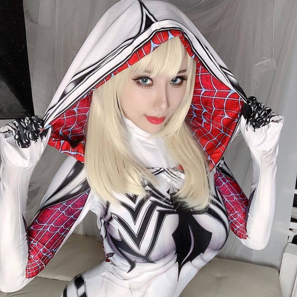 Medias cos Paralelo Universo Gwen Una Pieza Veneno Mujer Araña Película  cosplay Disfraz | Shopee México