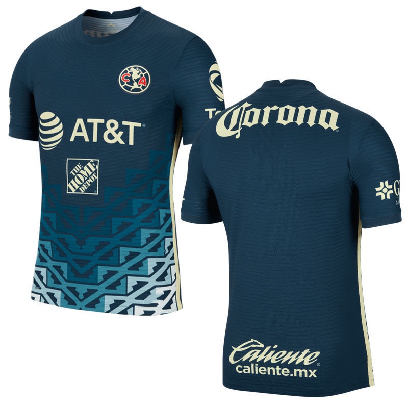 2021 22 Camiseta De F tbol Club Am rica Visitante Aut ntica Azul