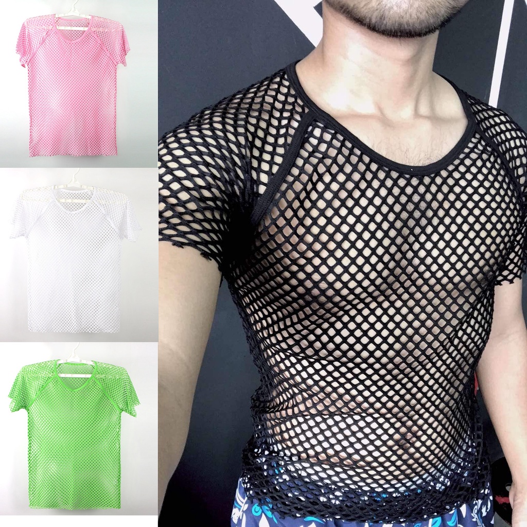 Playera mesh online hombre