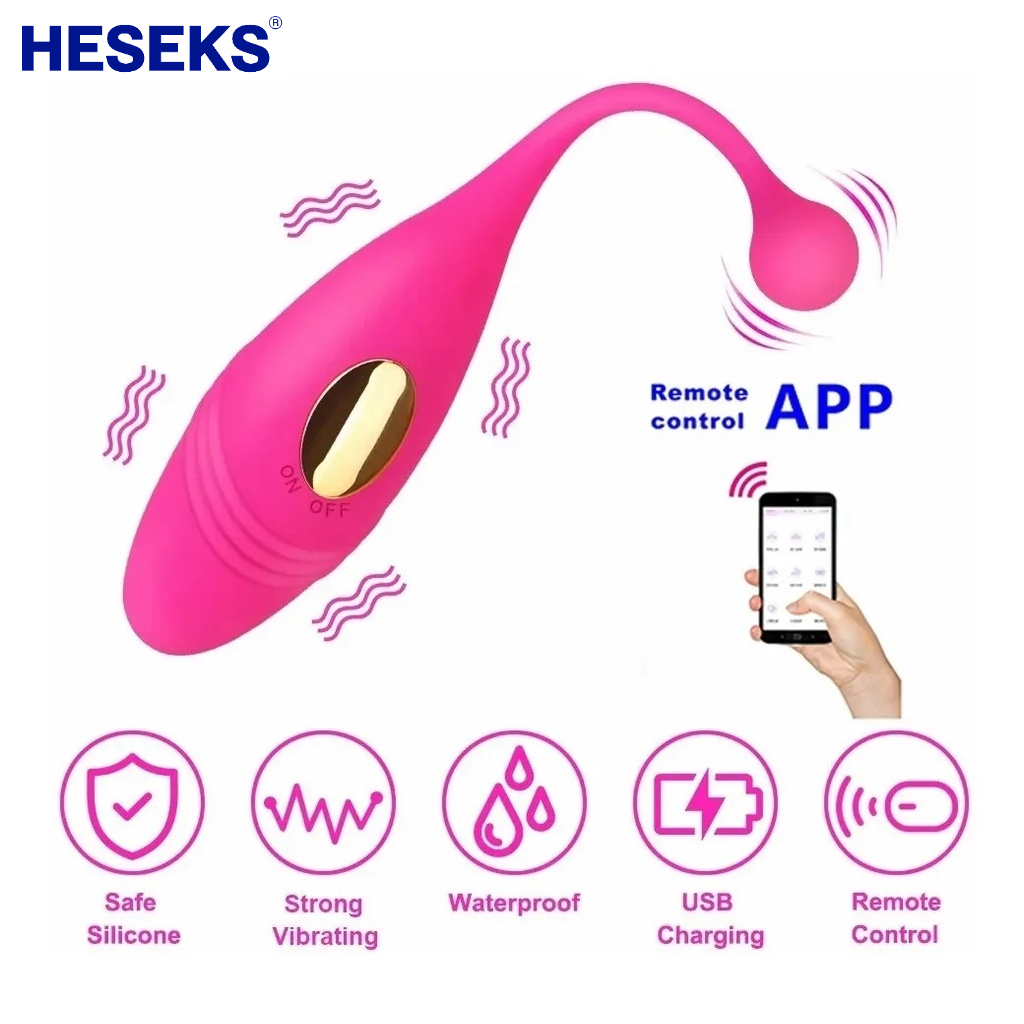 Vibrador De Control Remoto App Inalámbrico En Forma De Huevo | Shopee México