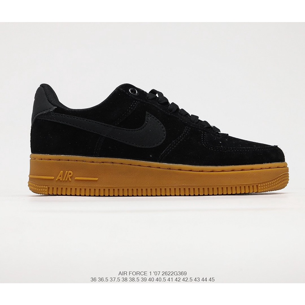 Nike air force negras gamuza online