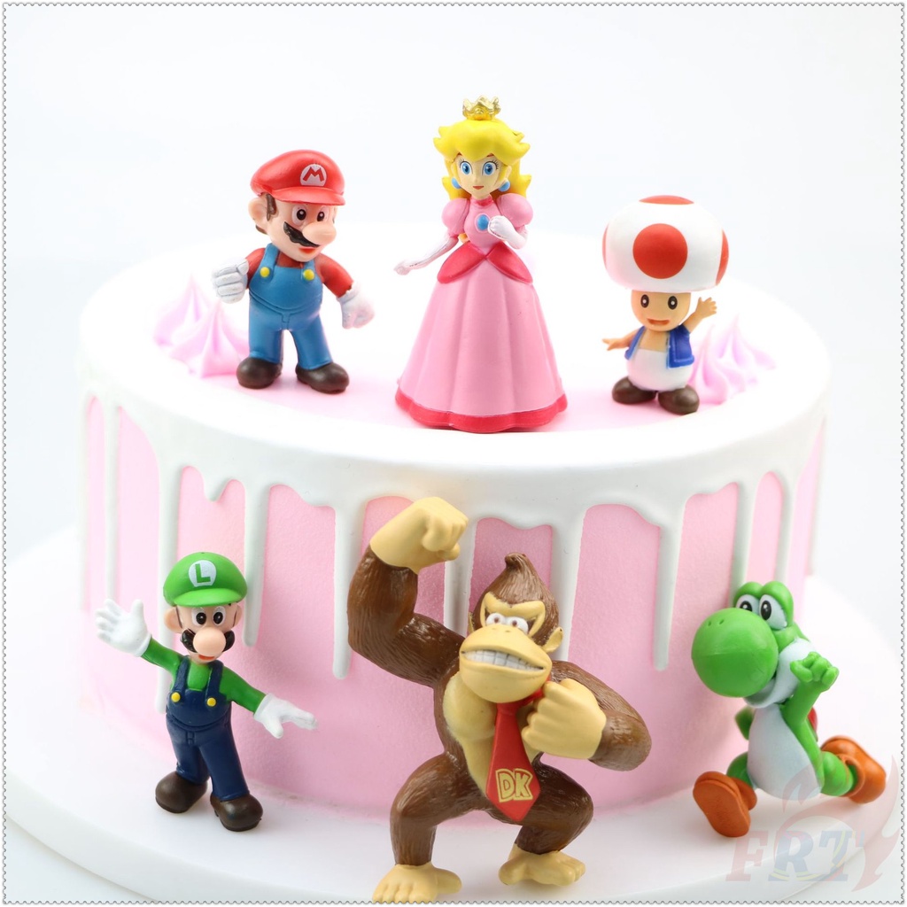  18 piezas de Mario Toys Luigi Figuras de juguete Super figuras  de acción de Mario Bros juguetes, perfectos para regalos de Navidad y  huevos de Pascua, regalos para niños, decoraciones de