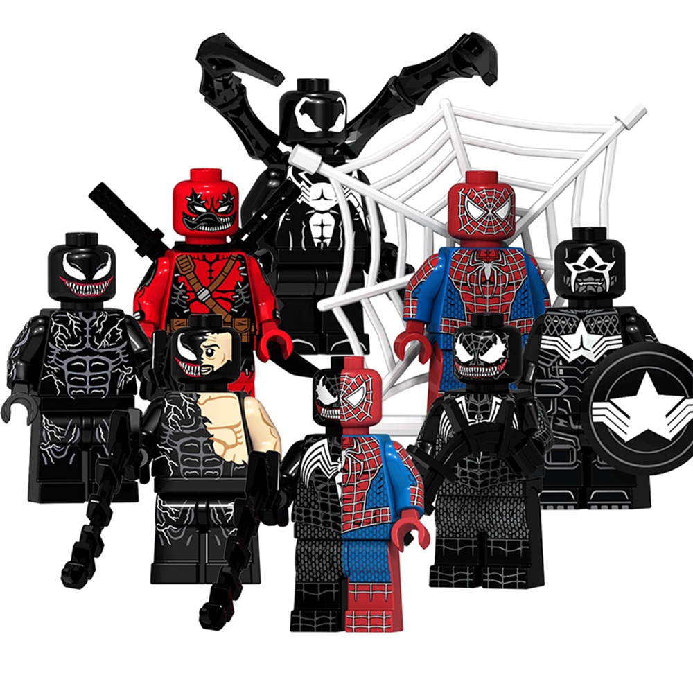 Venom Minifigures Spiderman Bloques Juguetes | Shopee México