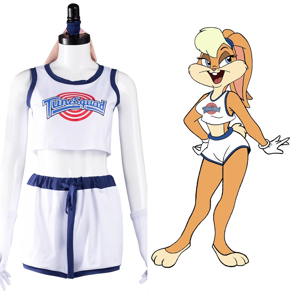 Lola Bunny Conejo Cosplay Disfraz De Conejito Mermelada Disfraces Mujeres  Niñas Halloween Fiesta Ropa Tops Pantalones Cortos Conjunto