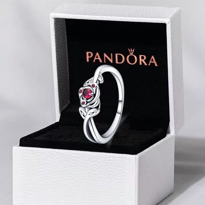 Anillo Pandora Mujer S925 Plata Pandora Moda Simple Anel Disney