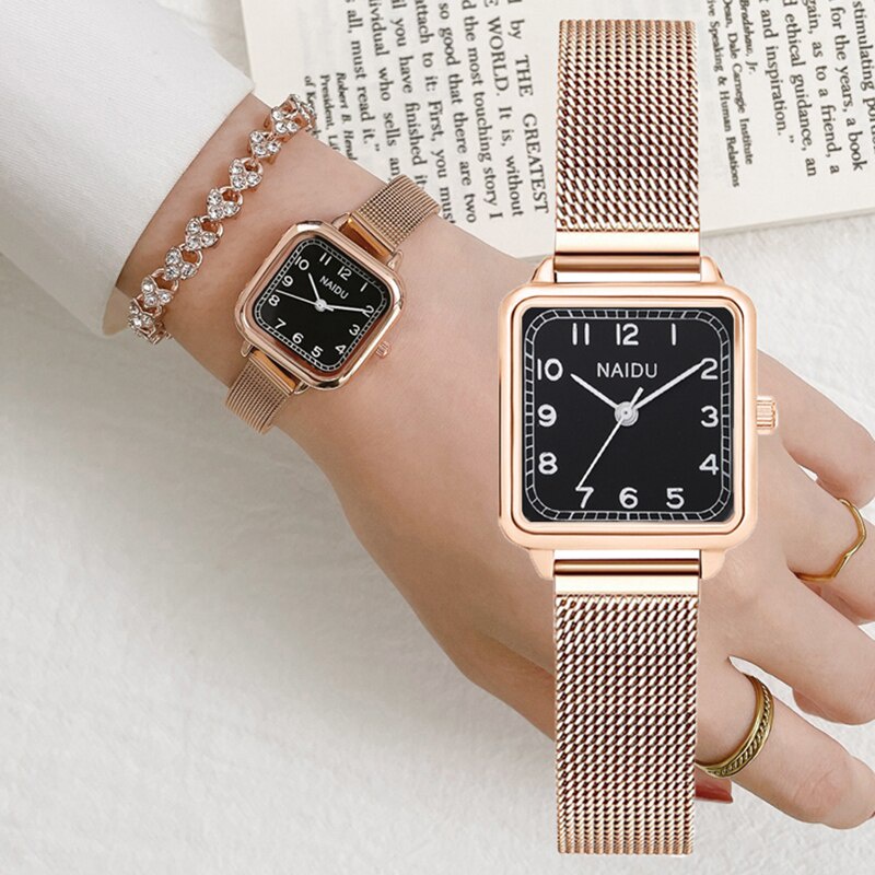  Reloj inteligente minimalista de moda para mujer