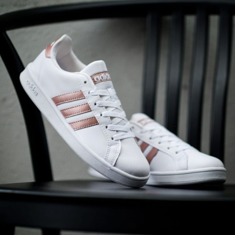 Adidas Grand Court blanco zapatillas originales para mujer | Shopee México