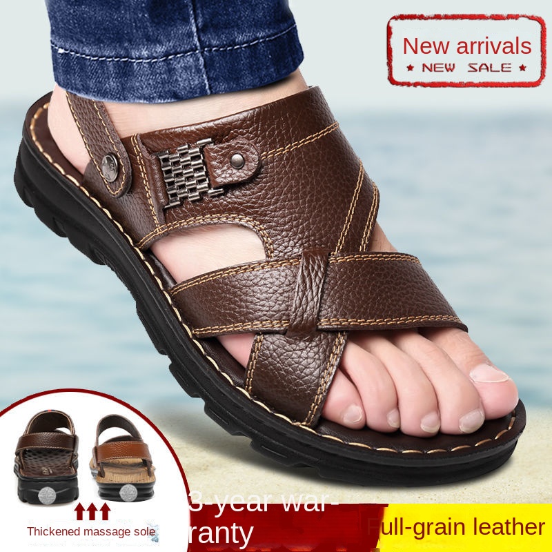 Chanclas de online piel