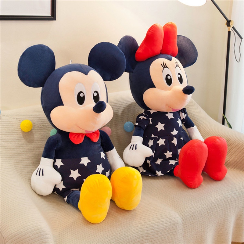 Muñecas De Peluche Mickey Mouse Y Minnie Juguetes De Regalo