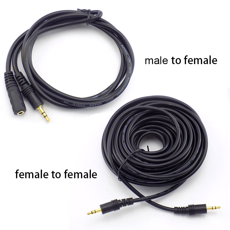 Cable de extensión de alimentación CC, 1m, 3m, 5M, 10M, 12 V, enchufe Jack  a 5,5mm x 2,1mm, enchufe macho para cámara CCTV, Cable de extensión de 12