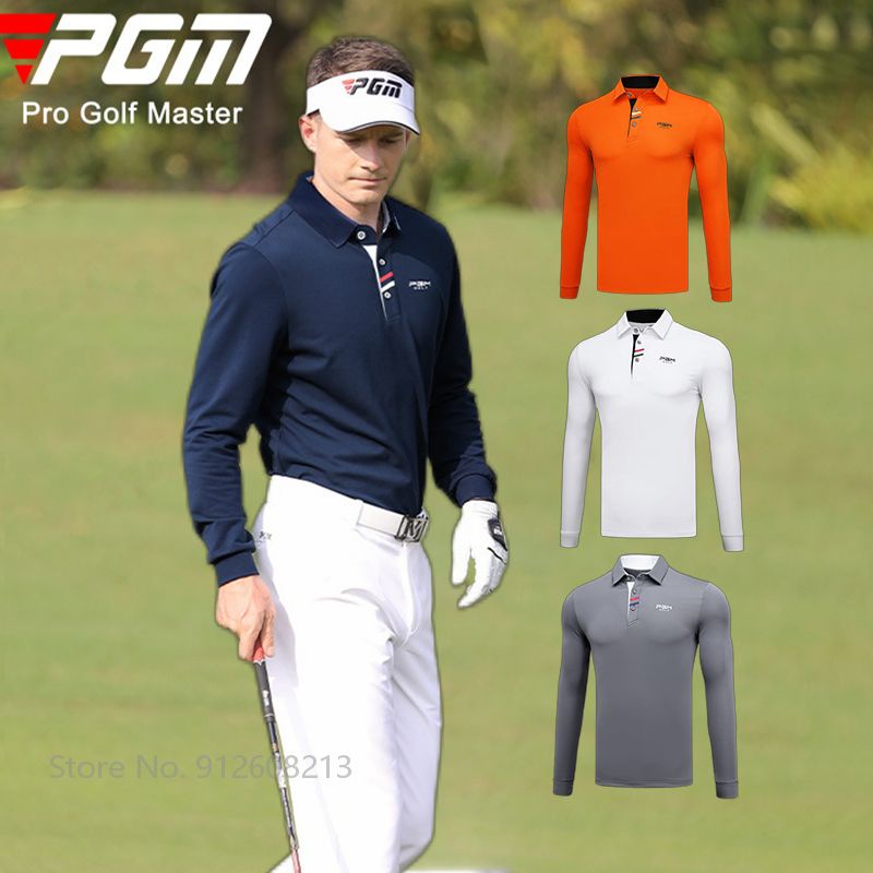 PGM Hombres Protección Solar Camisa De Golf Ropa Interior De Manga