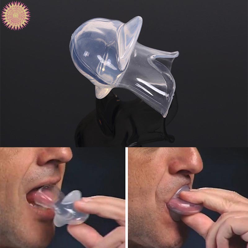 Dispositivo de retención de lengua Anti ronquidos de silicona con estuche para  dejar de roncar herramienta de ayuda para dormir