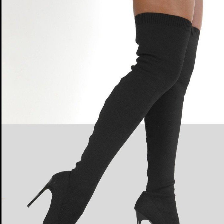 Botas De Tac n De Rodilla Sexy Para Mujer Altas De Invierno