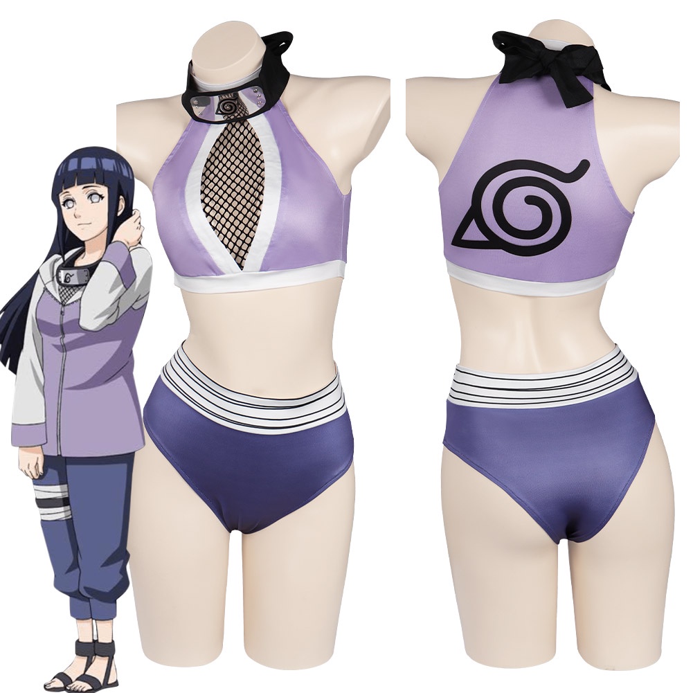 Naruto Hinata Hyuga Sexy Traje De Baño Cosplay Trajes Halloween Carnaval |  Shopee México