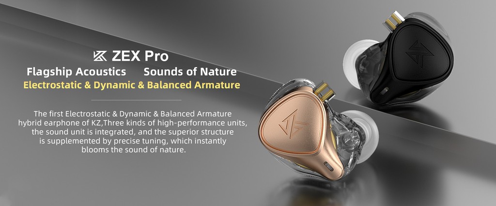 KZ ZAR Hybrid Driver In-ear Monitor 1DD + 7BA Auriculares HiFi 2Pin Con  Cable Música DJ Deporte Juego Earbud ZAX ZAD AST