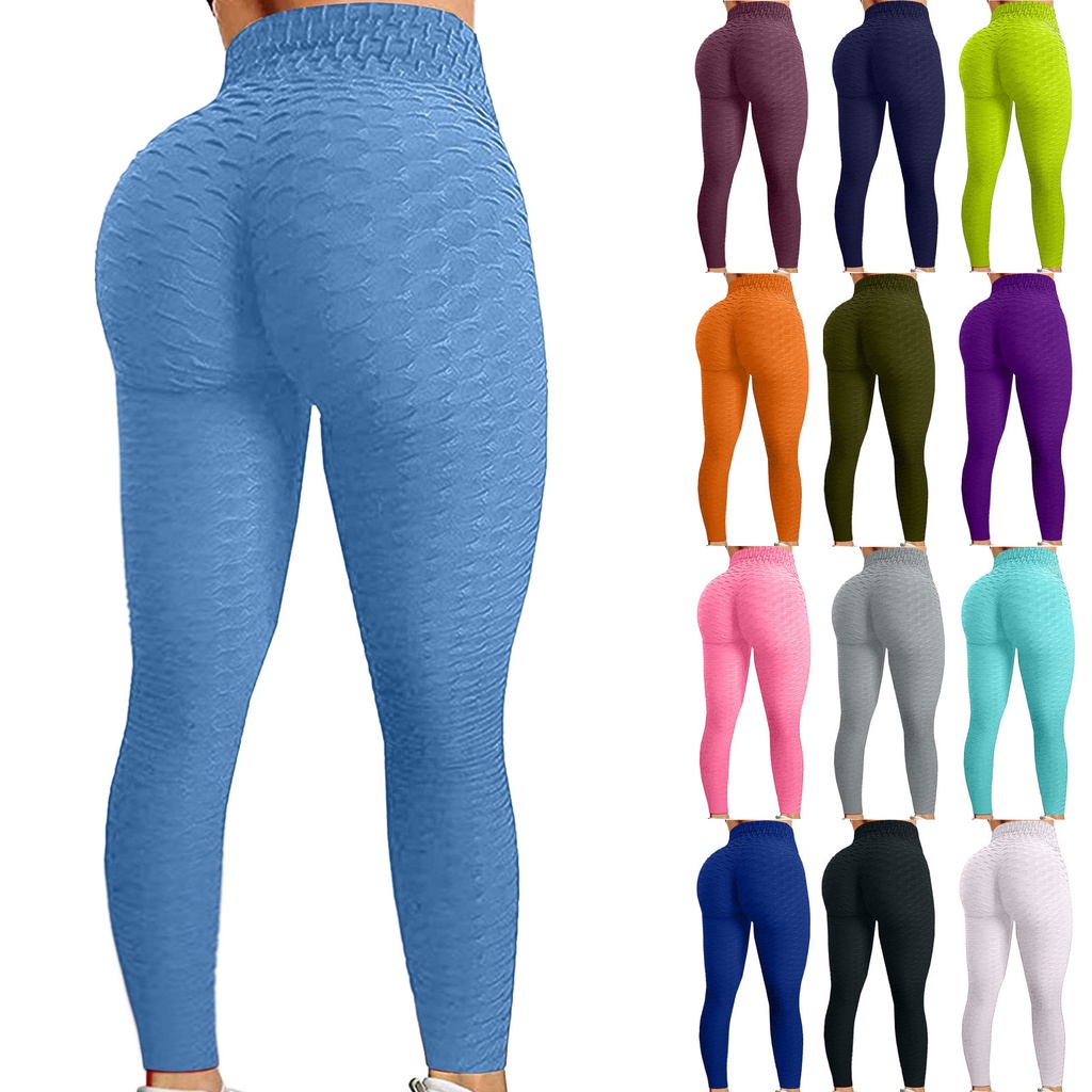 Leggings Push Up Mujeres Cintura Alta Medias Deportivas Yoga Pantalones  Gimnasio Ejercicio Fitness Legging Para Correr Mujer Deportivos Ajustados |  Shopee México