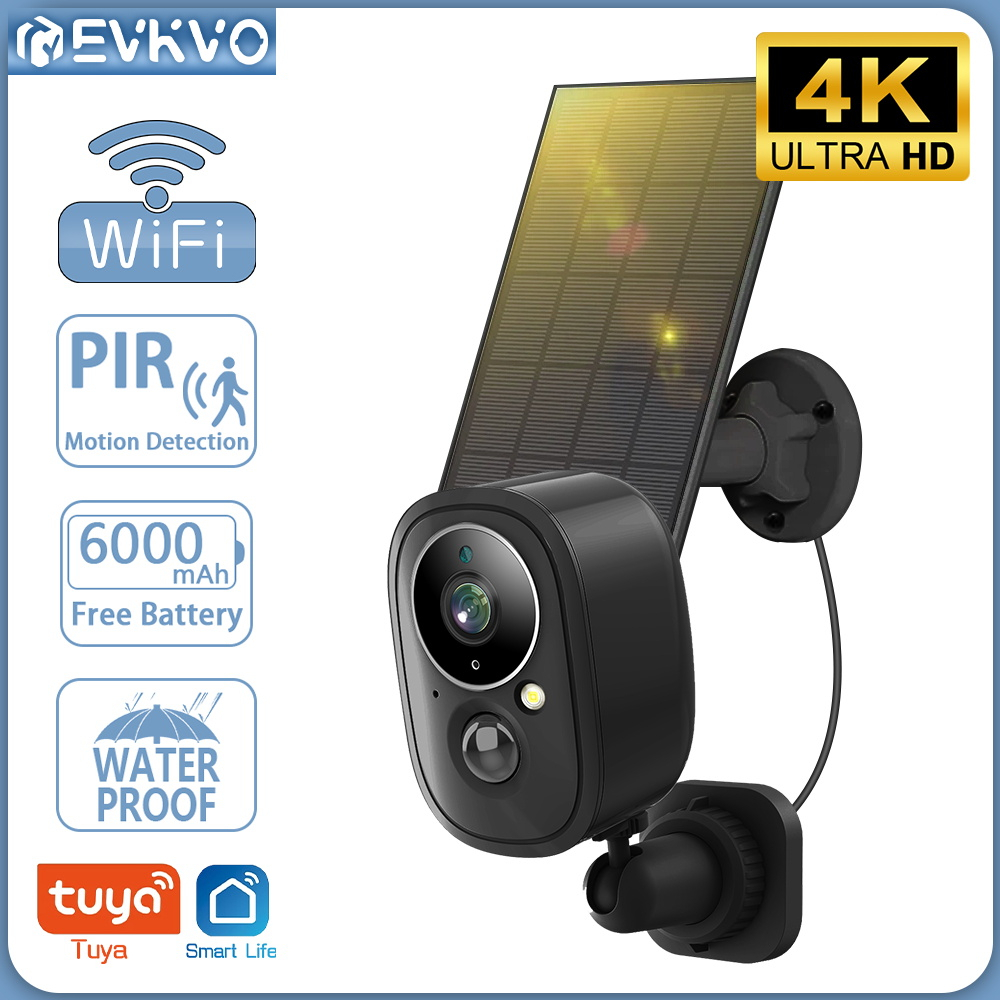 8MP 4G WIFI mini cámara de red CCTV batería PIR recargable cámara