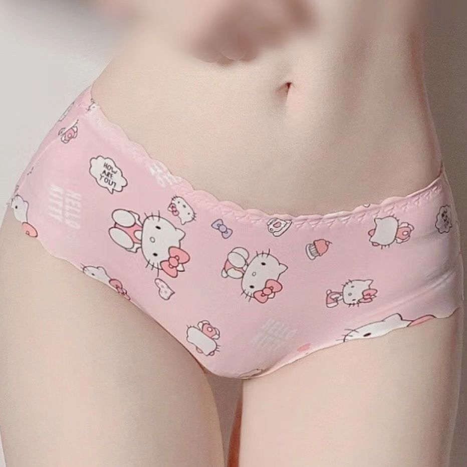 Pantalones De Seda De Hielo Hello Kitty Antibacterianos De Algodón  Estampado De Dibujos Animados Para Mujeres | Shopee México