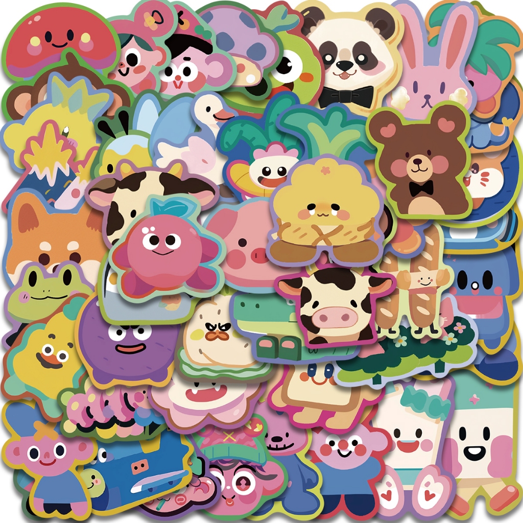 Pegatinas de dibujos animados de Hello Kitty Kuromi, 50/100 piezas,  impermeables, para monopatín, guitarra, Maleta