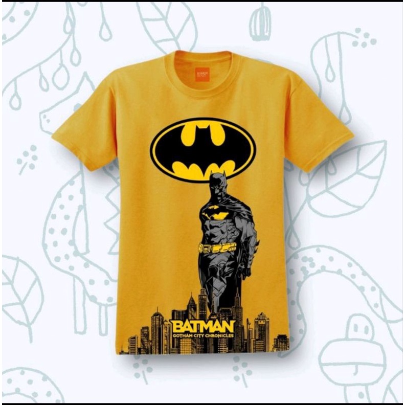 Camisetas distro Kids camisetas de algodón serigrafía digital para niños de  1 a 12 años - batman amarillo | Shopee México