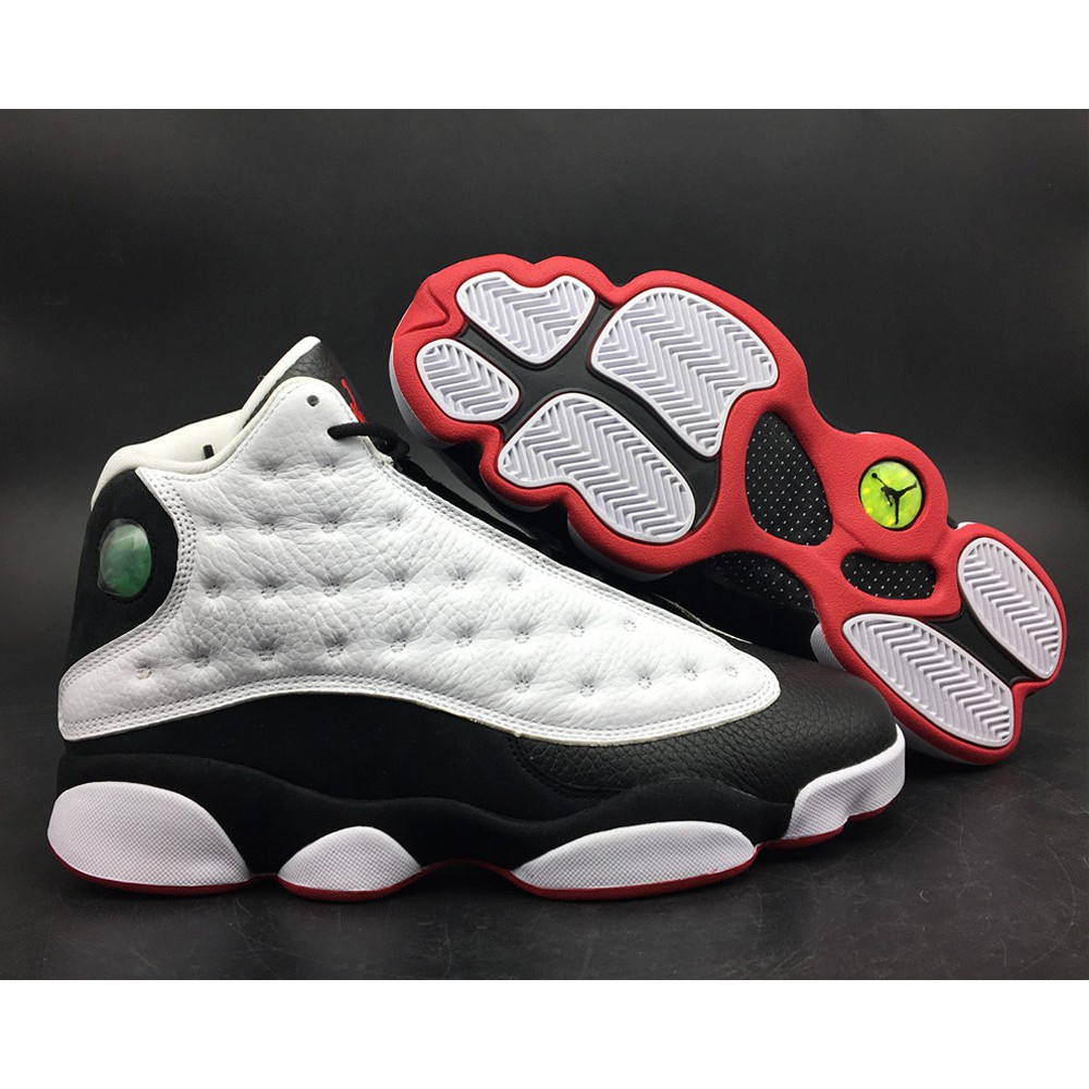 Nike Air Jordan 13 Retro He Got 2018 Zapatos Blanco Negro Verdadero