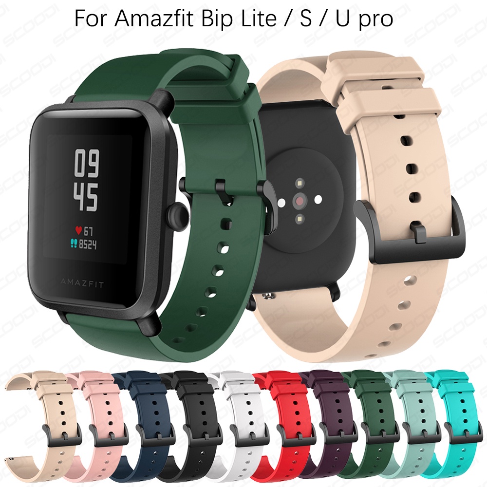 Correa de silicona de 20 mm para Xiaomi Huami Amazfit GTS/GTS 2/GTS 2e/Bip  BIT Lite Youth Smart Watch Band Correa de repuesto para Xiaomi Haylou LS02  – Los mejores productos en la