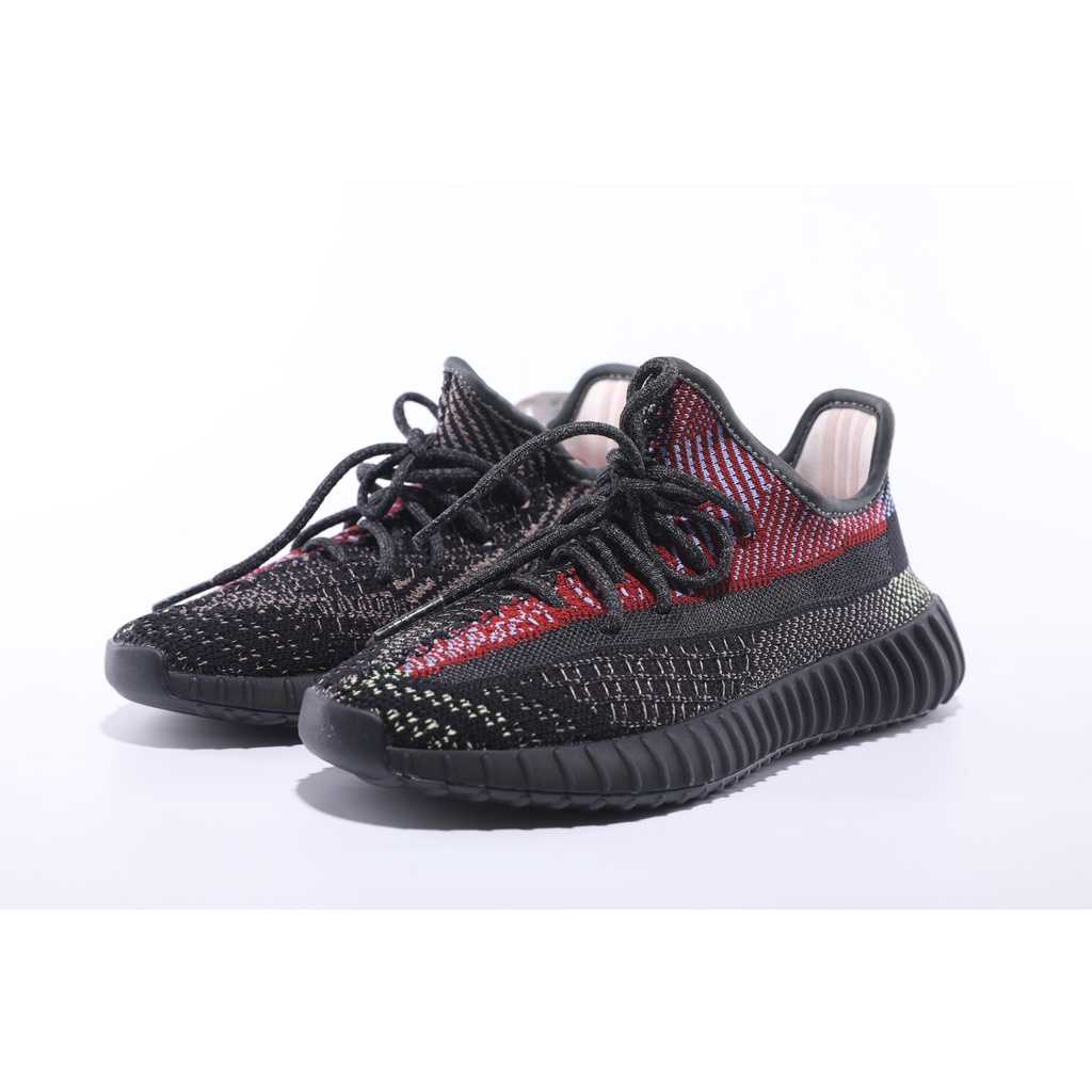 Yeezy Boost 350 Negro Rojo Cielo Estrellado C modo Todo Combinado Transpirable Deportes casual Pareja Zapatos 36 45