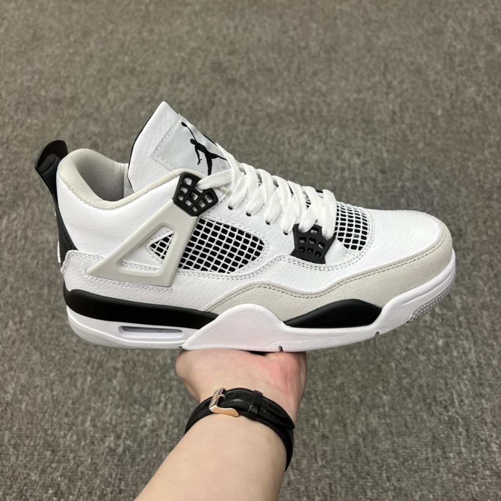 Jordan retro 4 blanco cheap y negro