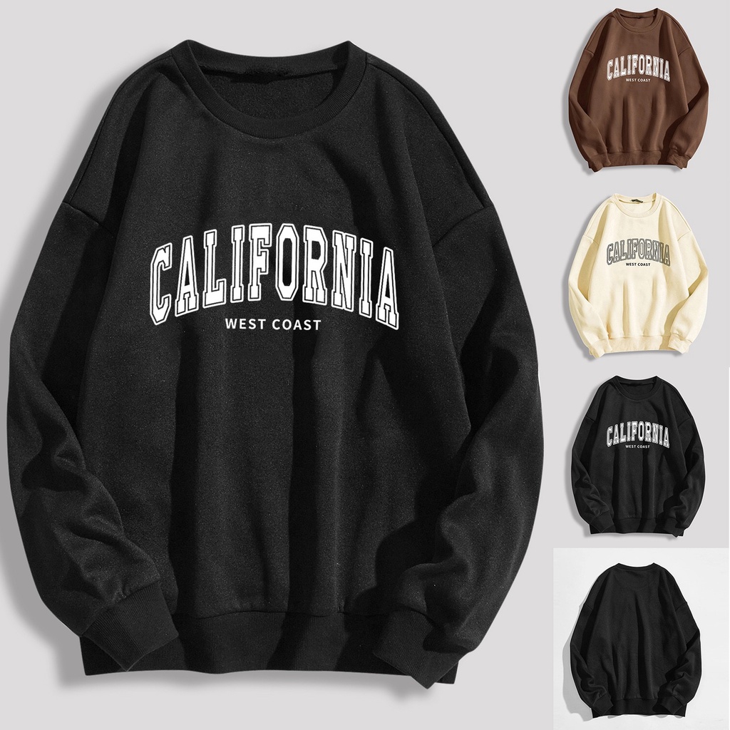 Los Ángeles Sudadera con capucha y cremallera de gran tamaño para mujer,  sudadera con letras de California, ropa estética marrón, chaqueta de algodón