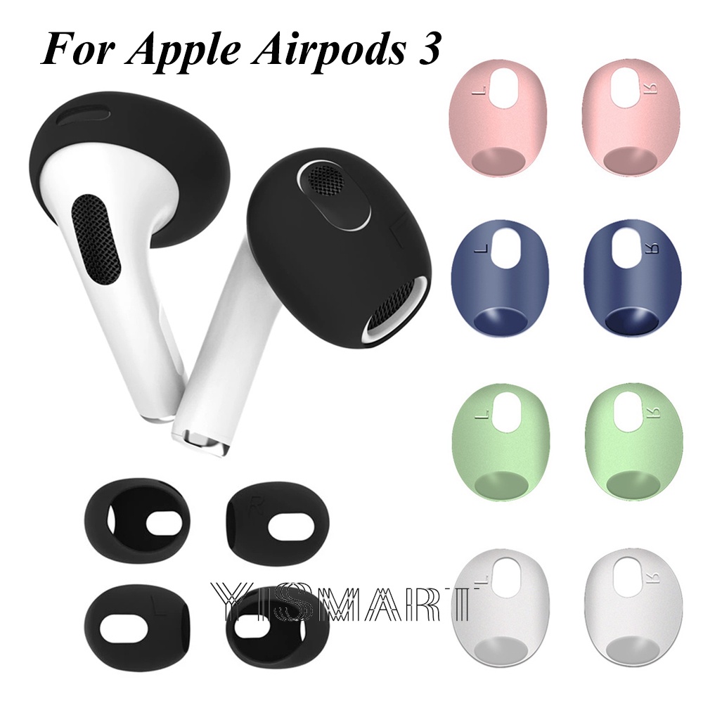 Para AirPods 3a Funda Protectora De Silicona Cubiertas De Piel Almohadillas  Para Apple AirPod 3 Generación Cubierta De Oído Consejos Accesorios