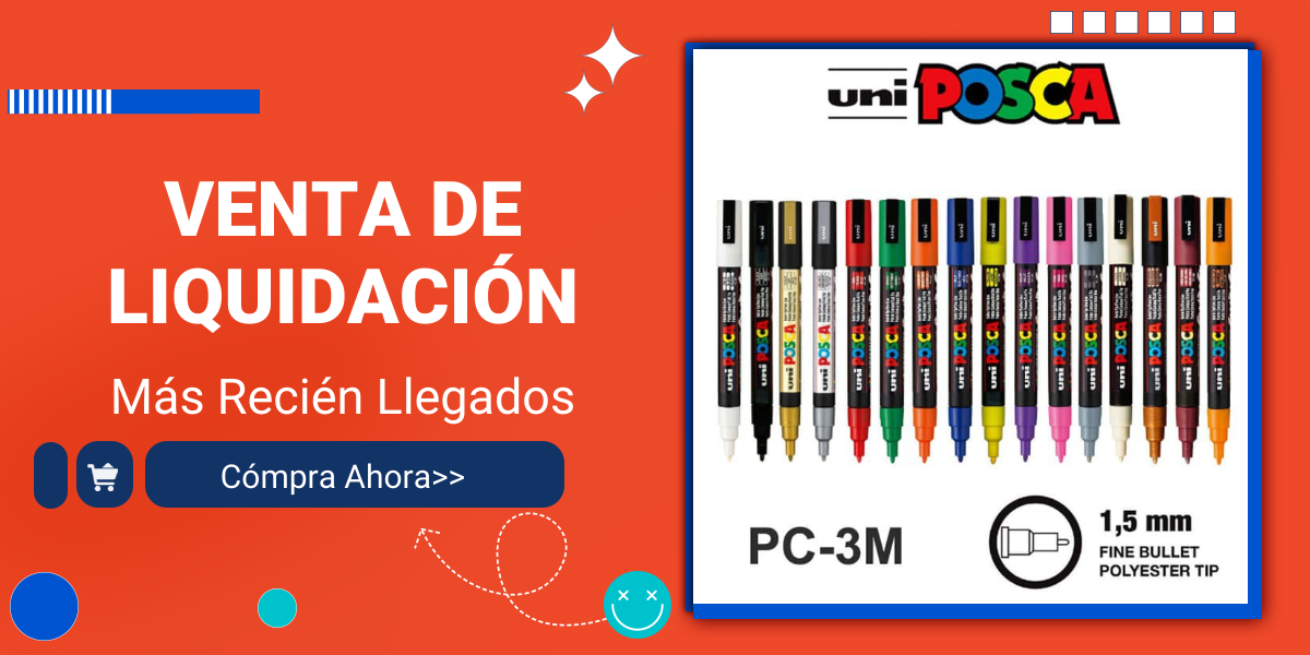 Marcador De Pintura Uni POSCA PC-7m Punta Redonda 5.5-5.5mm