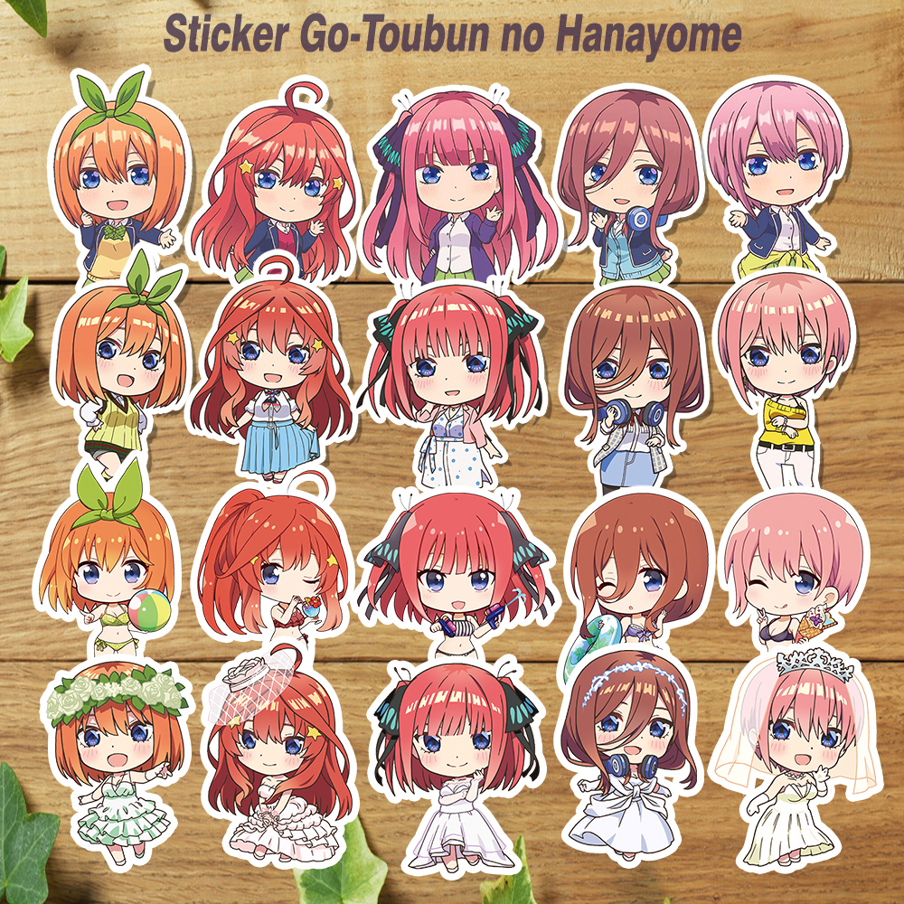 Gotoubun no Hanayome Pegatina De Anime/Miku Yotsuba Nino Pack | Shopee  México