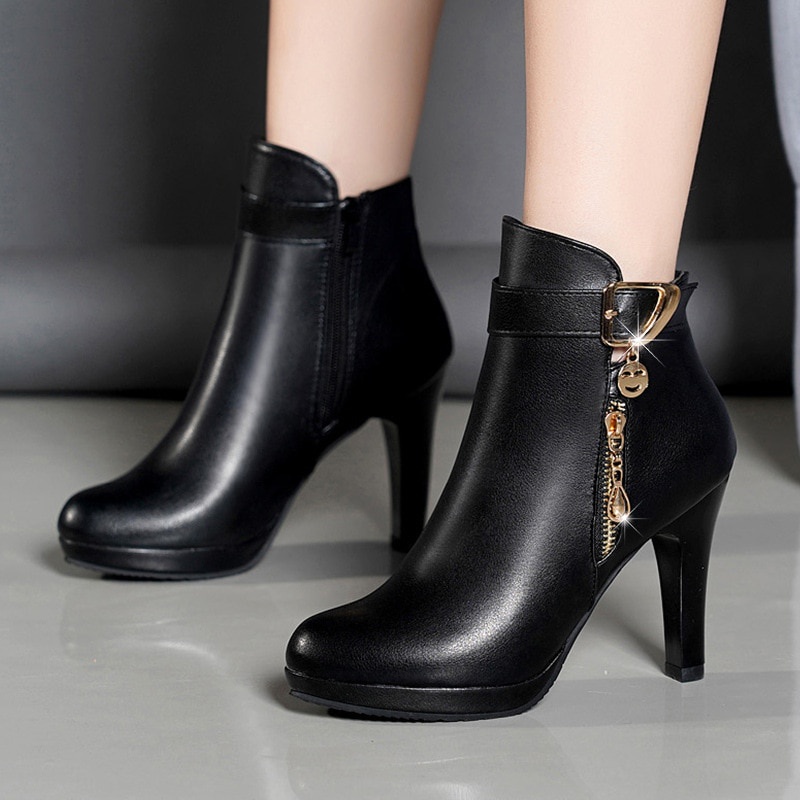 Botas de best sale tacon delgado