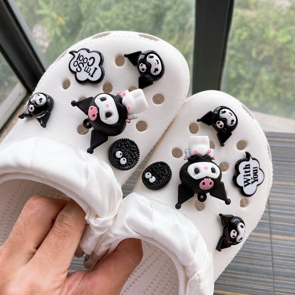 10pcs Serie Zapato Encantos Lindo Patrón Hello Kitty - Temu