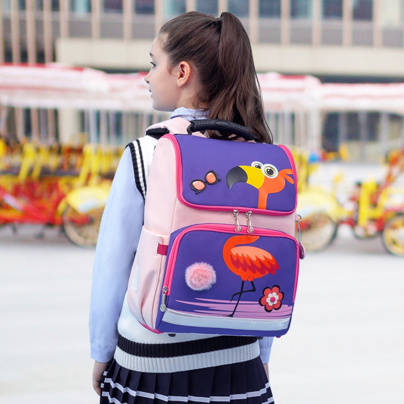 a-r Mochila para niños niñas - mochila escolar para niñas  mochila escolar  para estudiantes de primaria, mochilas ligeras de impresión, mochila de  transporte púrpura/rosa : : Moda