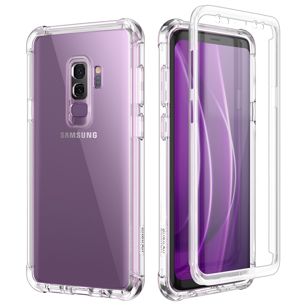 SURITCH Funda para Samsung Galaxy S23 Ultra, protector de pantalla  integrado, protección de doble capa, protección completa, a prueba de  golpes