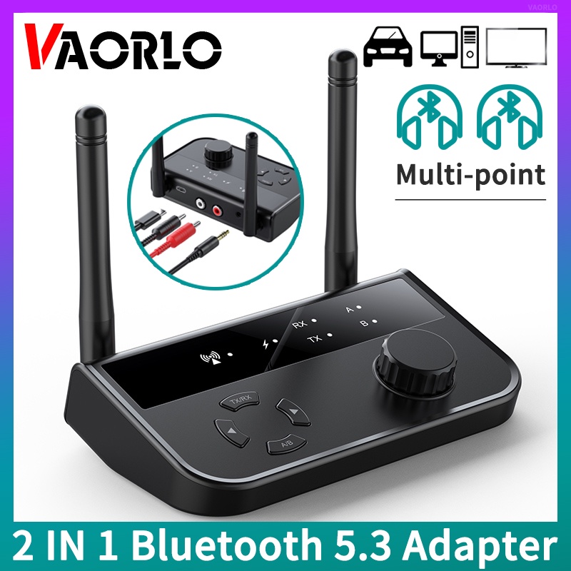 Mohard Receptor Bluetooth 5.3, AUX Adaptador Bluetooth Coche Audio