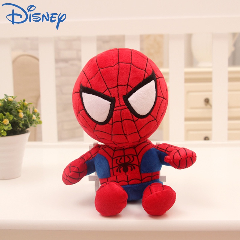 27cm Marvel Avengers Peluche Spiderman Muñecas Suave Relleno Capitán  América Iron Man Figura De Película Regalos Para Niños