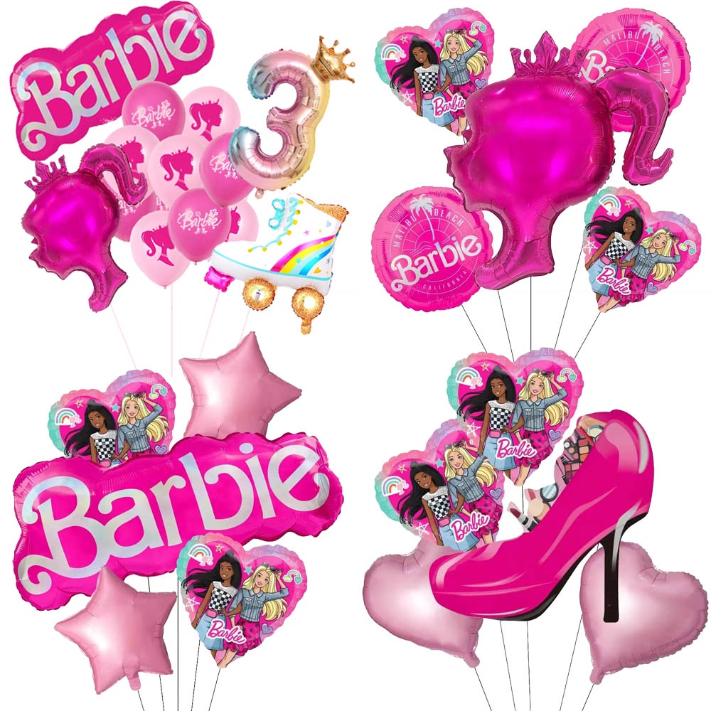 Princesa Barbie Suministros De Fiesta Globos Para Niños Baby