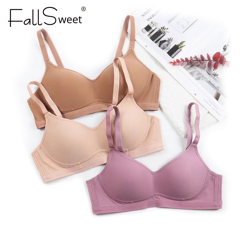 FallSweet Ropa interior para mujer, sin costuras, de corte alto, cintura  media, suave, sin líneas de bragas, paquete de 5
