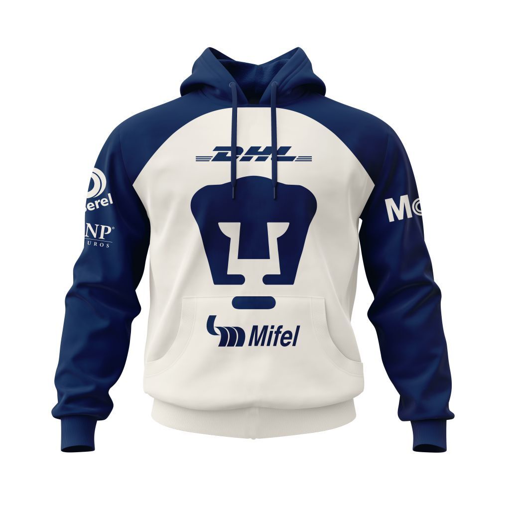 LIGA MX Pumas UNAM 2022 2023 Kits De Casa Sudadera Con Capucha 3D Shopee Mexico